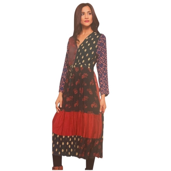 Sacred Threads Multicolor Maxi Dress - Picture 1 of 5